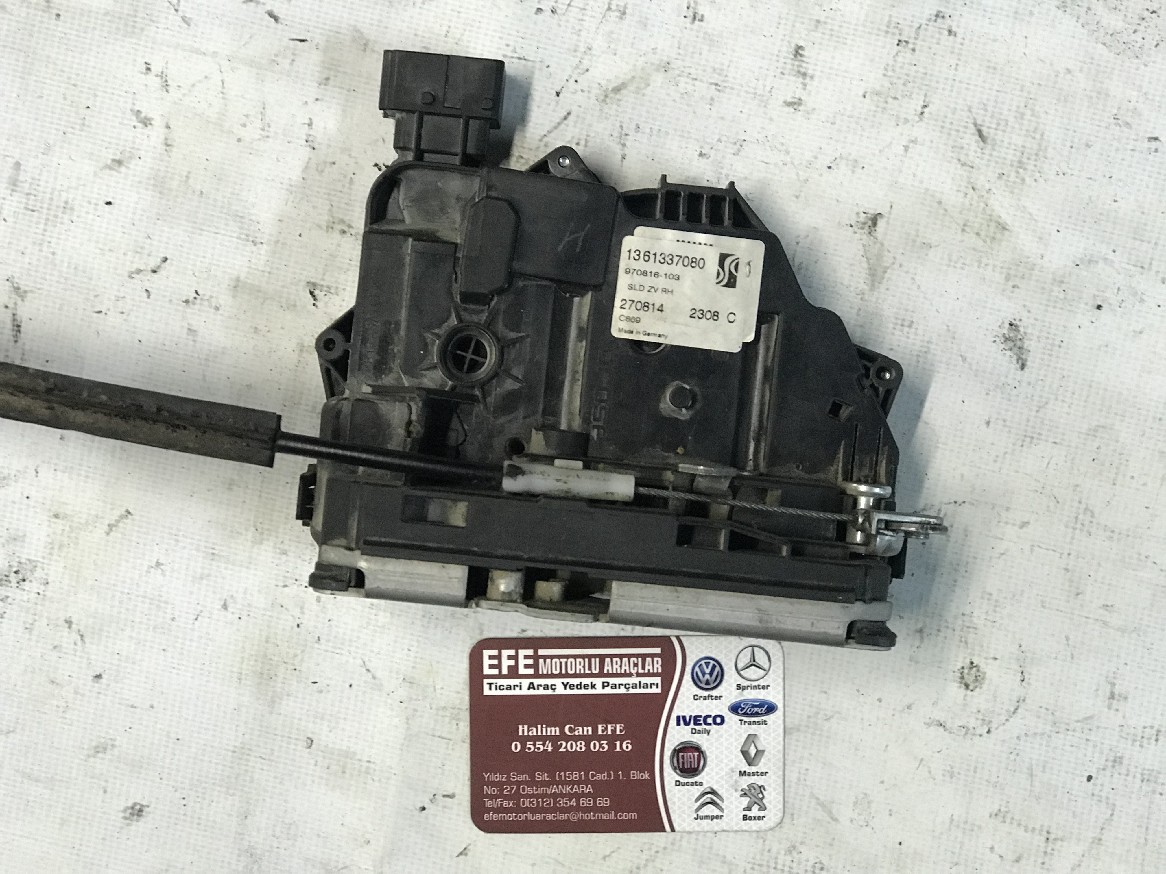 Fiat Ducato Sol Ön Kapı Kilidi | AS Grup Motorlu Araçlar